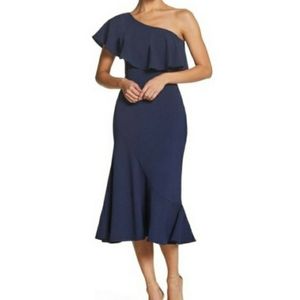 Dress the population Raquel dress Navy med